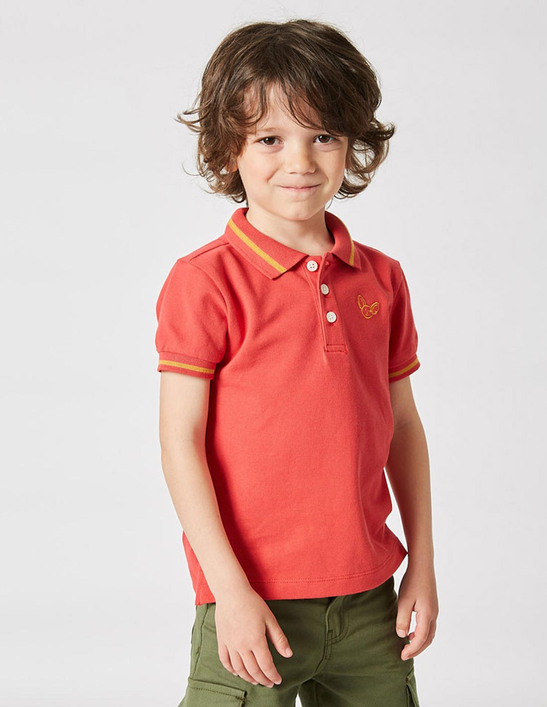 Polo Garçon "Classic" Rouge Polo Garçon "Classic" Rouge