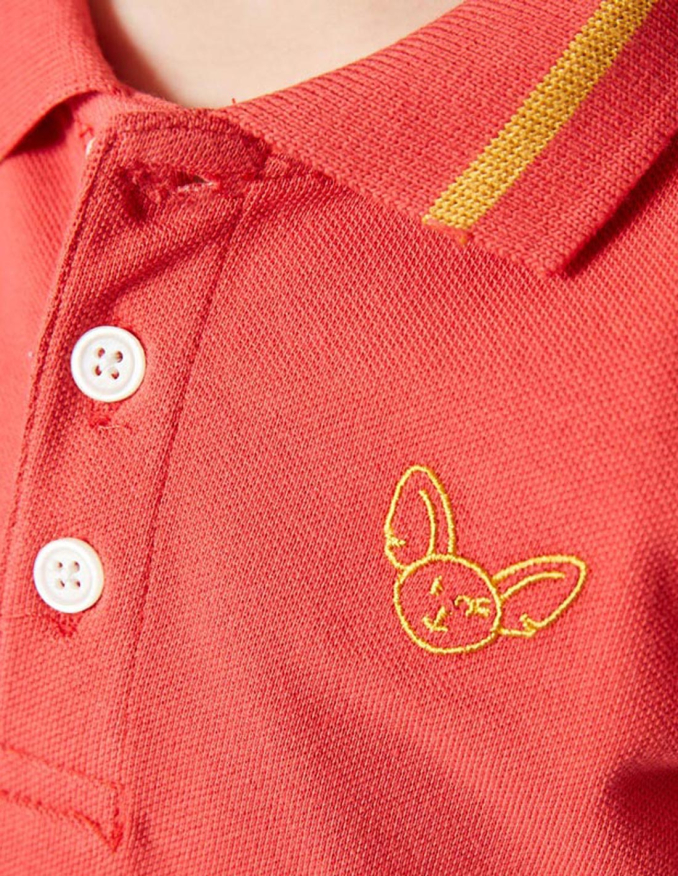 Polo Garçon "Classic" Rouge