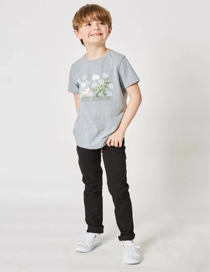 Pantalon Chino Garçon Noir