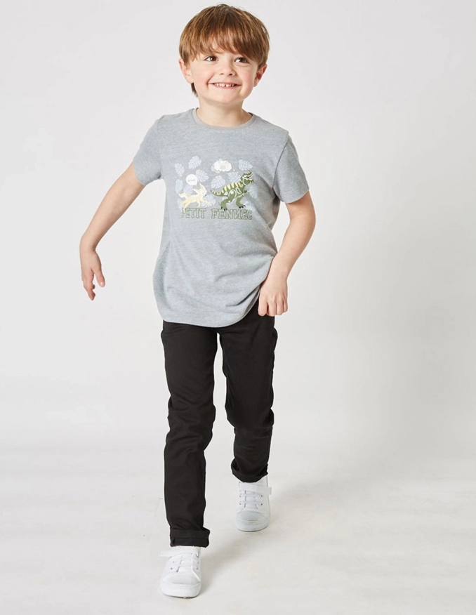 Pantalon Chino Garçon Noir