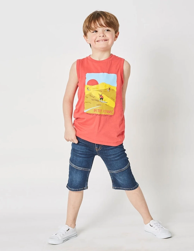 ديباردور  للأولاد "التزلج في الصحراء" أحمر ترابي