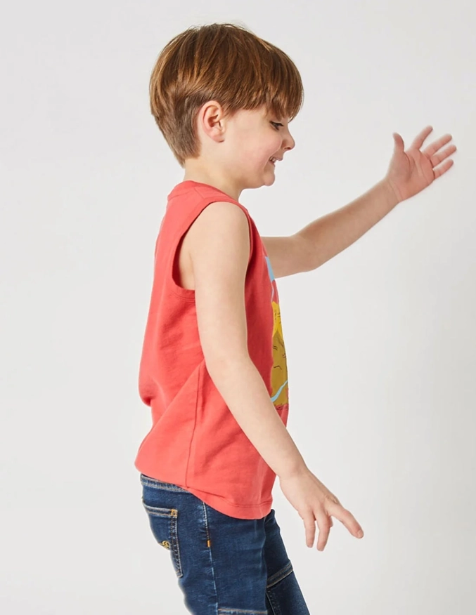 ديباردور  للأولاد "التزلج في الصحراء" أحمر ترابي