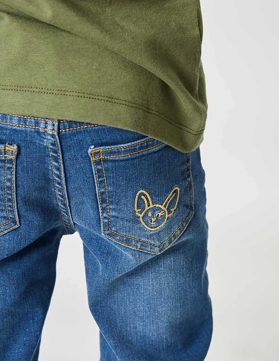 Pantalon Jean Garçon Denim Foncé Pantalon Jean Garçon Denim Foncé
