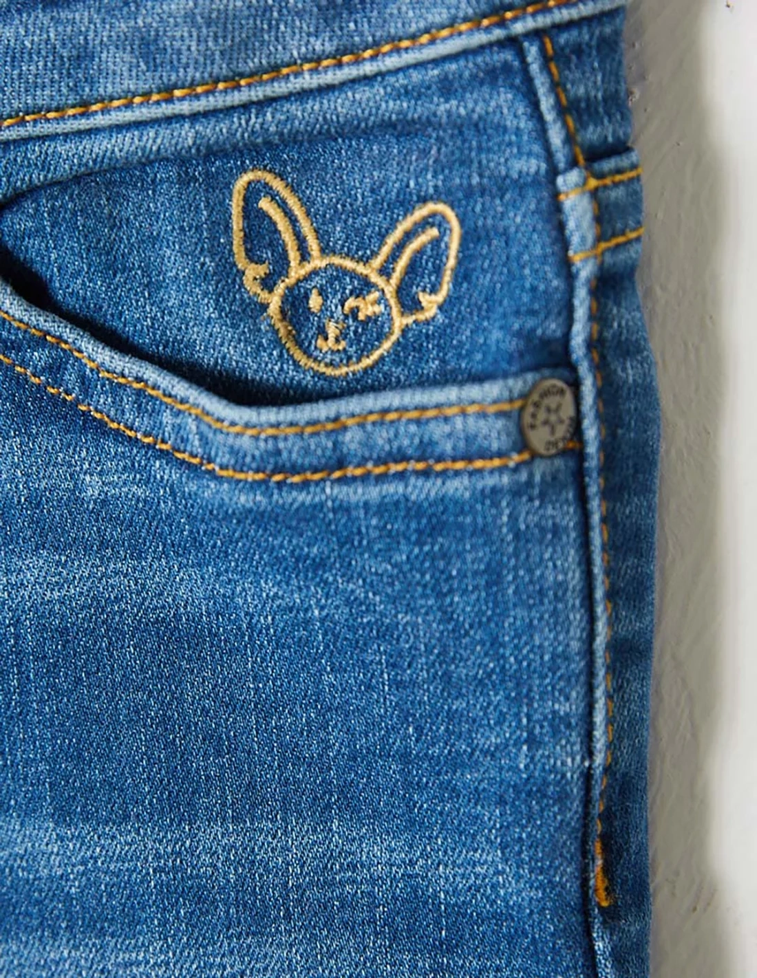 Pantalon Jean Fille Denim Foncé Pantalon Jean Fille Denim Foncé