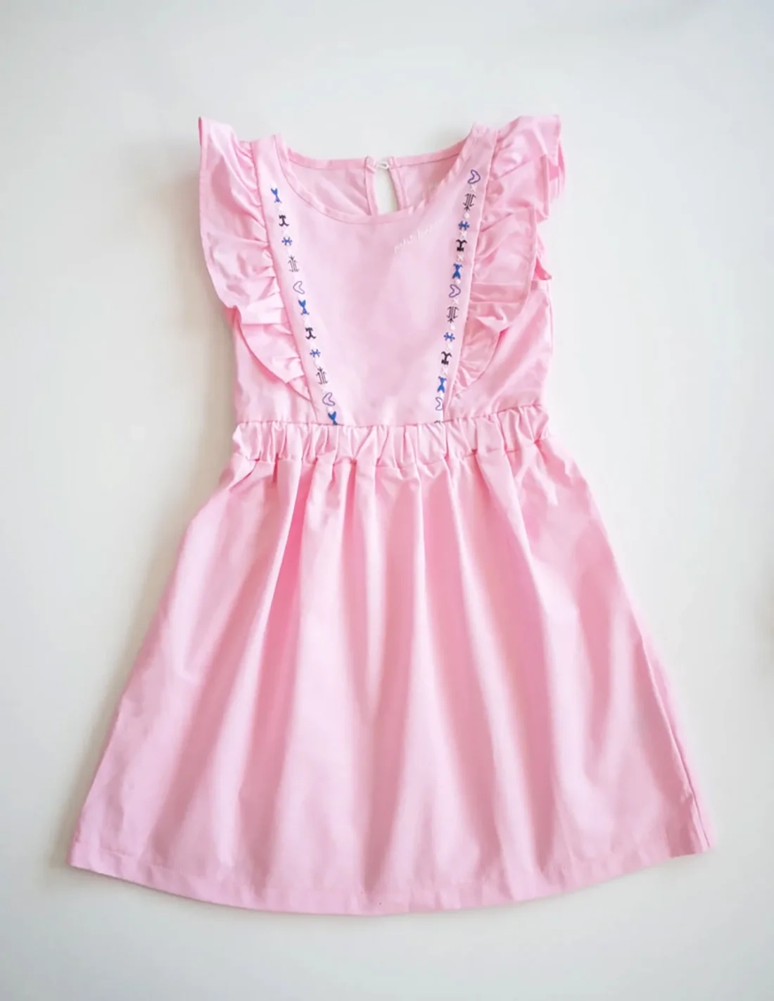 Robe Chic en Popeline Rose Robe Chic en Popeline Rose