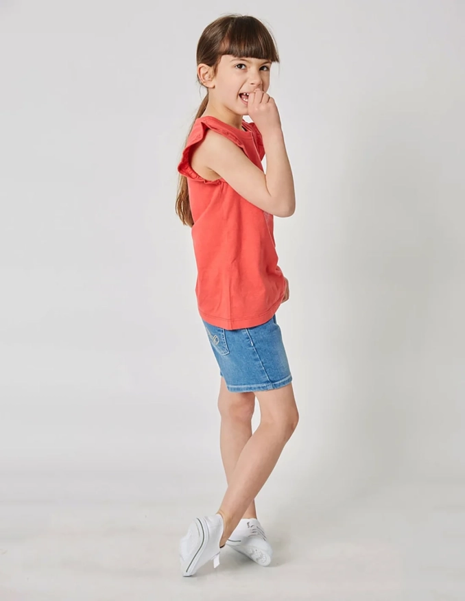 ديباردور للبنات "بيتي فنك ثراتي"  أحمر ترابي