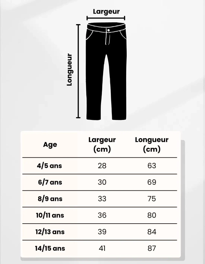 Pantalon Cargo Garçon Marron
