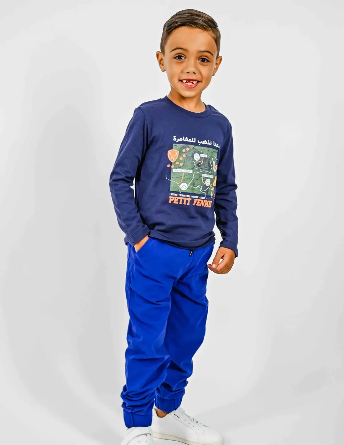 Pantalon Cargo Garçon Bleu Pantalon Cargo Garçon Bleu