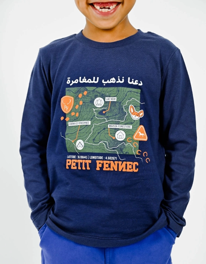 T-shirt Garçon "Voyage en Forêt"