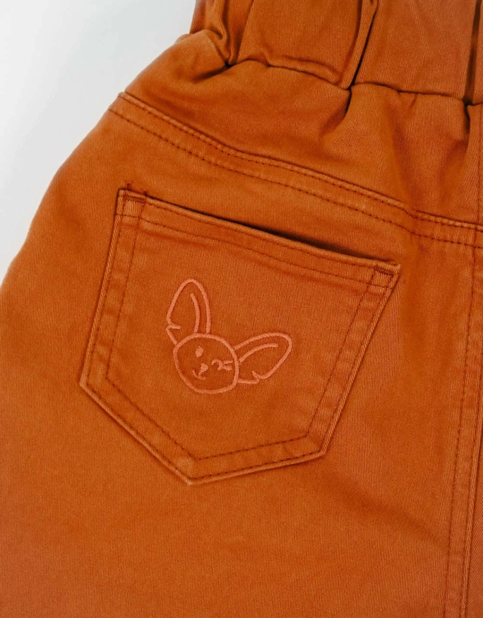 Pantalon Cargo Garçon Marron