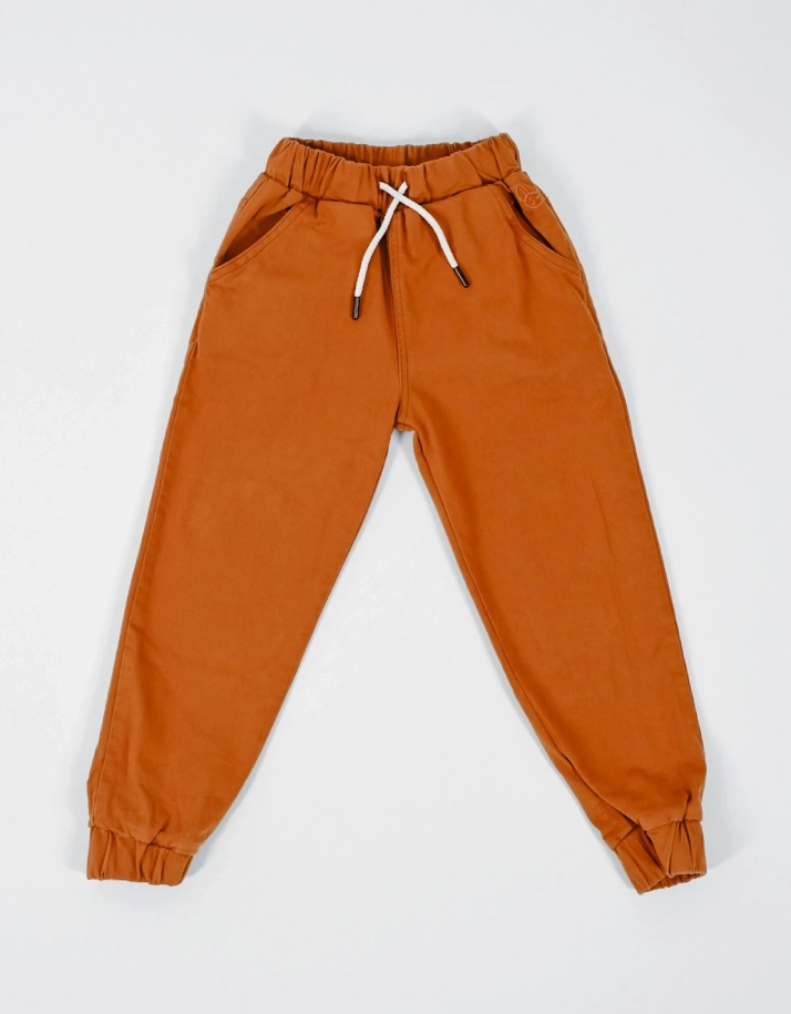 Ensemble Garçon Pantalon Cargo + T-shirt Orange 2